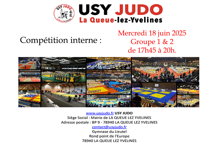 compétition interne usy judo